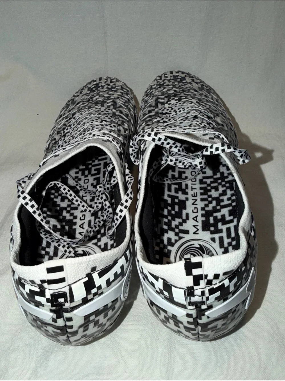 Under Armour Black & White Pixel Camo Soccer Cleats